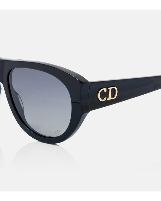 Dior Blue Diorglow A1I Aviator Sunglasses