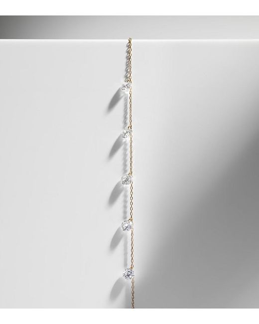 PERSÉE White Danae 18Kt Necklace With Diamonds