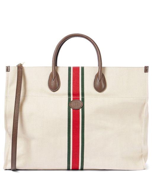 Gucci Canvas Large Size Foldable Shopping Bag in Beige (Natural) - Save 6%  | Lyst