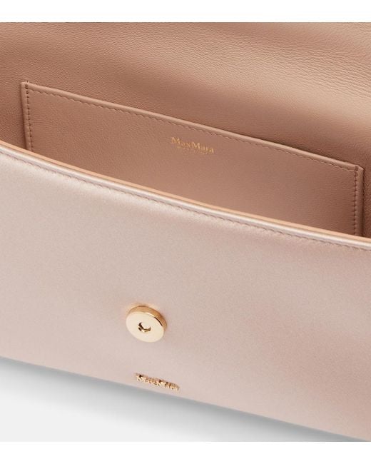 Max Mara Natural Satin Clutch