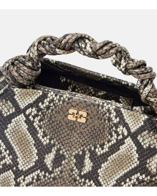 Ganni Metallic Tote Bag Bou