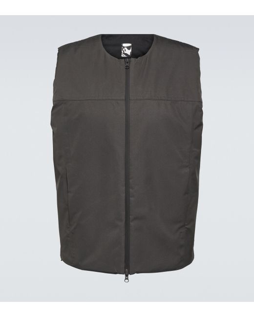 Mens gray cheap puffer vest