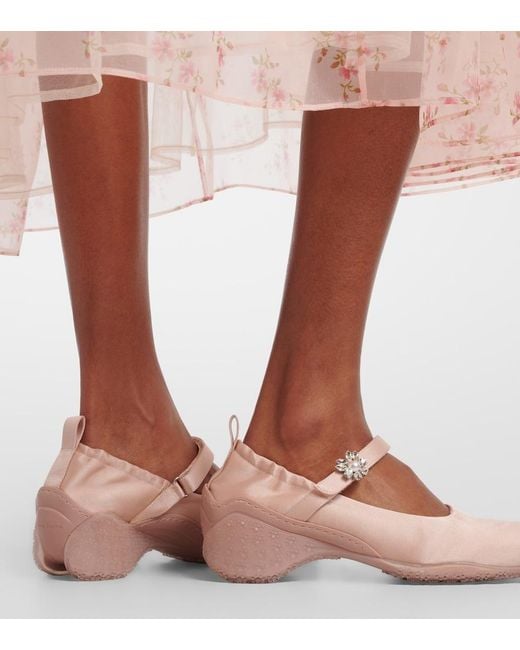 Pumps Ballet Runner di Simone Rocha in Pink