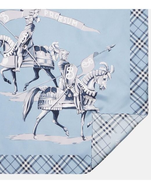 Sciarpa Ekd di Burberry in Blue
