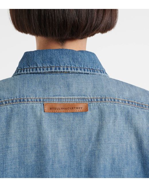 Stella McCartney Blue Denim Shirt