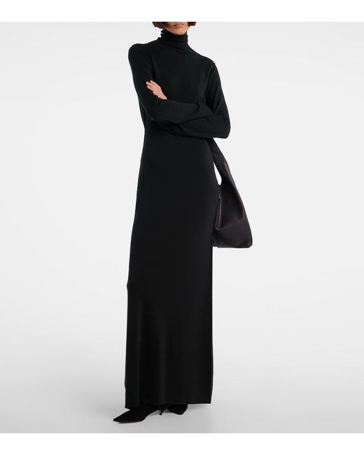 The Row Black Liisa Ankle Boots