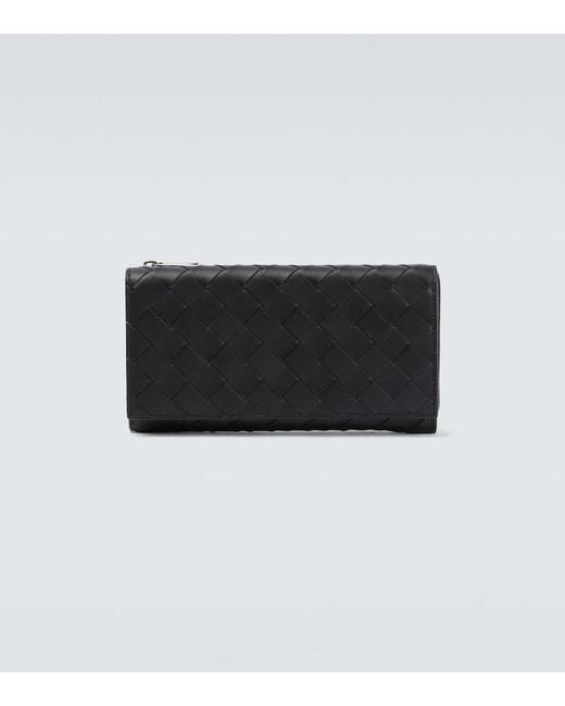 Bottega Veneta Black Leather Wallet for men