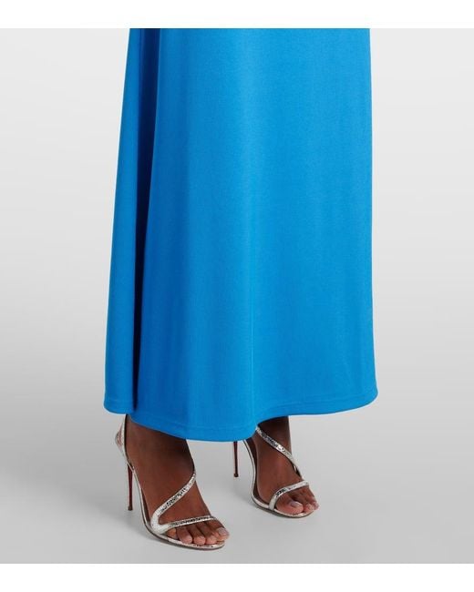 Christopher Esber Blue Cavern Stone Maxi Dress