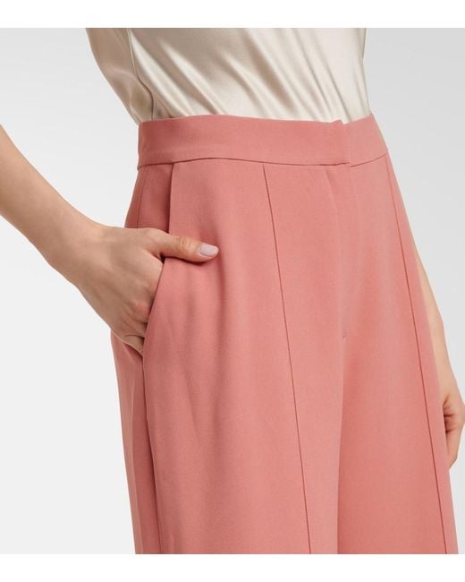 Pantaloni Flared di Elie Saab in Pink