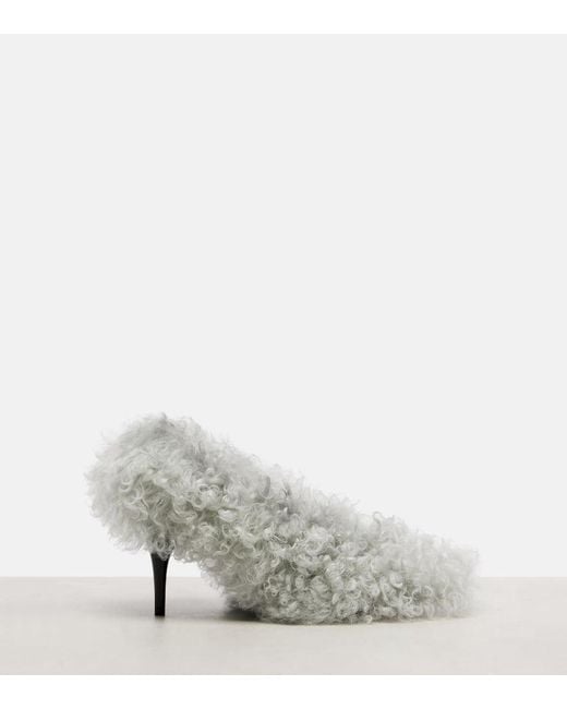 Escarpins Musa En Shearling Gucci en coloris White