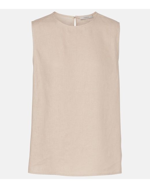 Asceno Natural Trento Linen Top