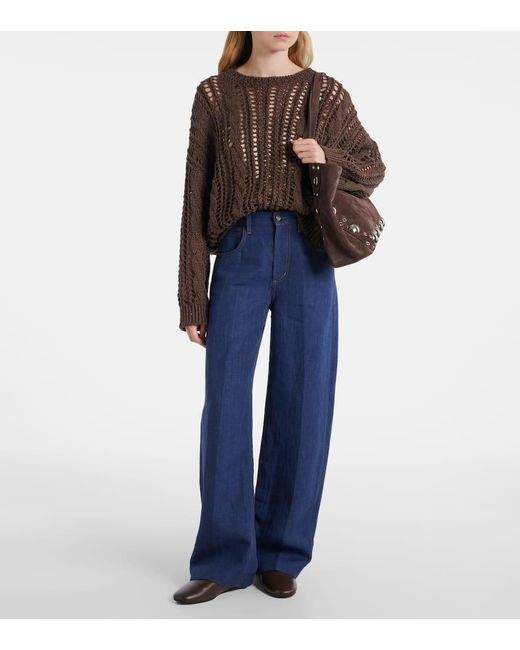 X Argent Jeans Anchos Ayla De Tiro Medio Citizens of Humanity de color Blue