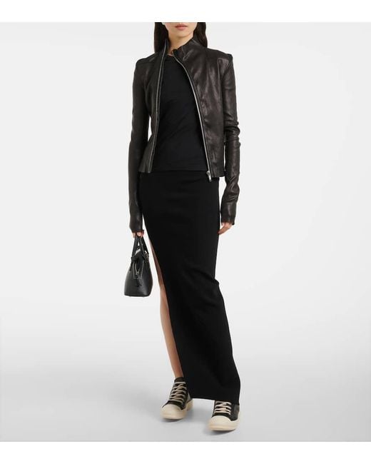 Rick Owens Blue Sneakers Sneaks Low Aus Leder