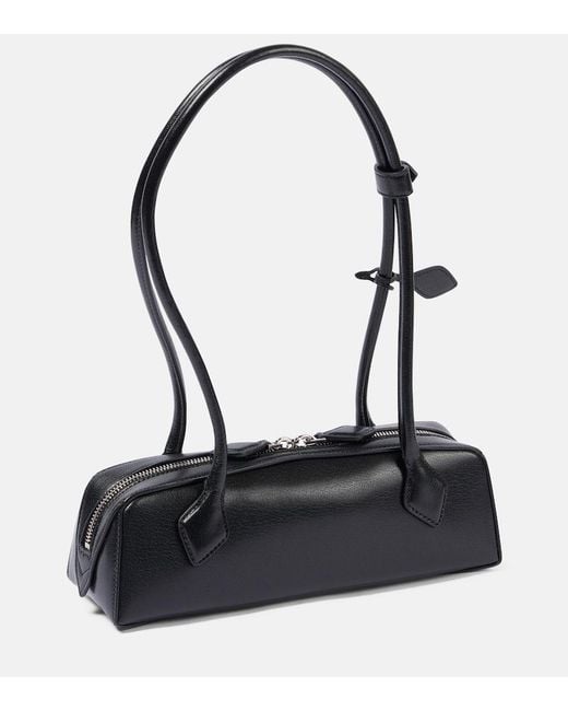 Alaïa Black Teckel Small Leather Shoulder Bag