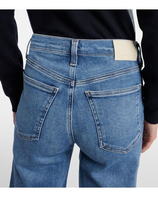 Citizens of Humanity Blue Palma High-Rise Straight Jeans