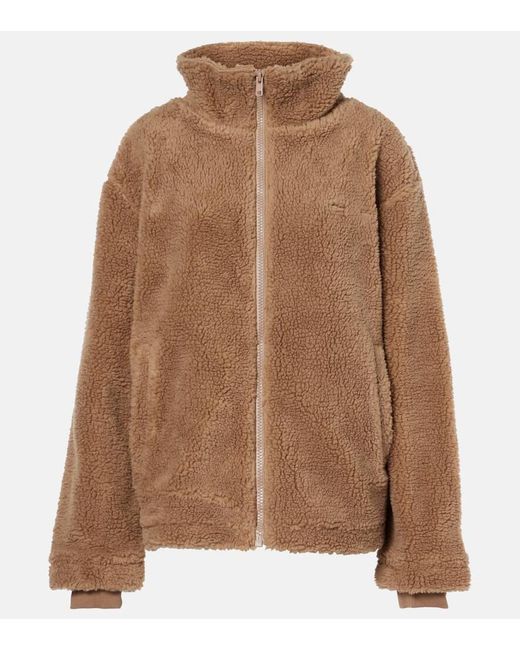 The Upside Brown Jacke Hudson Aus Faux Shearling
