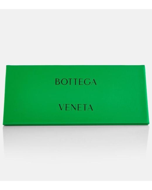 Bottega Veneta Natural Futuristic Shield Sunglasses