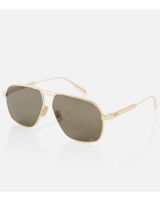 Dior Gray Diorcannage A3U Aviator Sunglasses