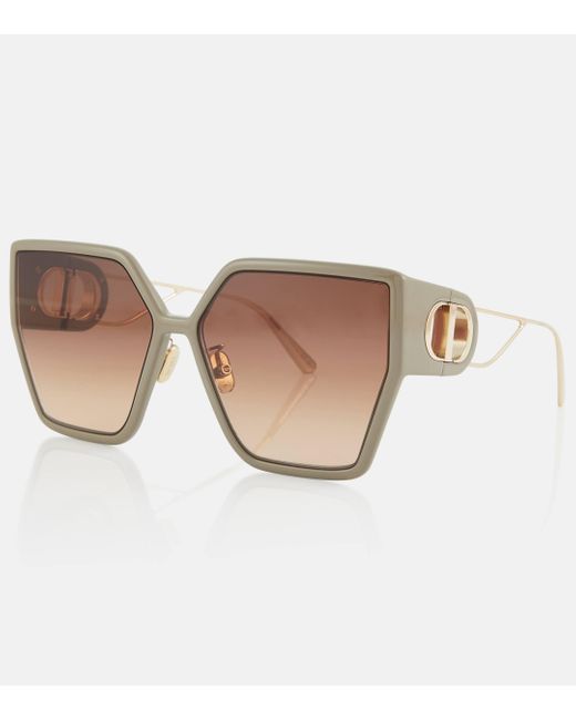 Dior Brown 30montaigne S3u Flat-brow Sunglasses