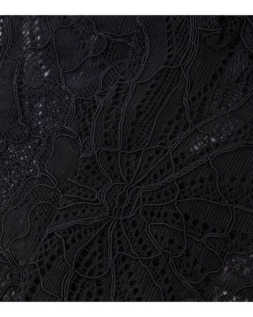 Dolce & Gabbana Black Lace Gloves