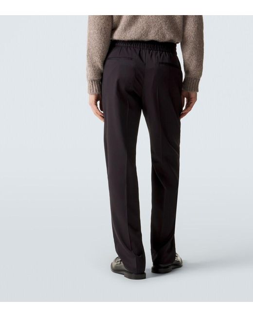 Brioni Blue Asolo Wool Pants for men