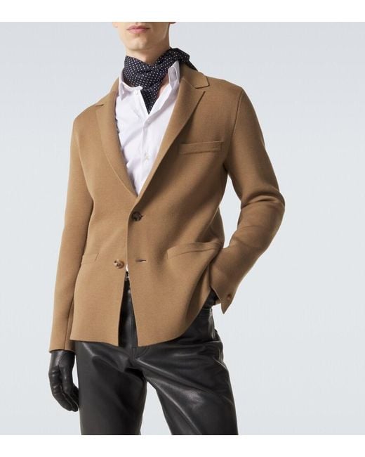 Tom Ford Brown Wool-Blend Jacket for men