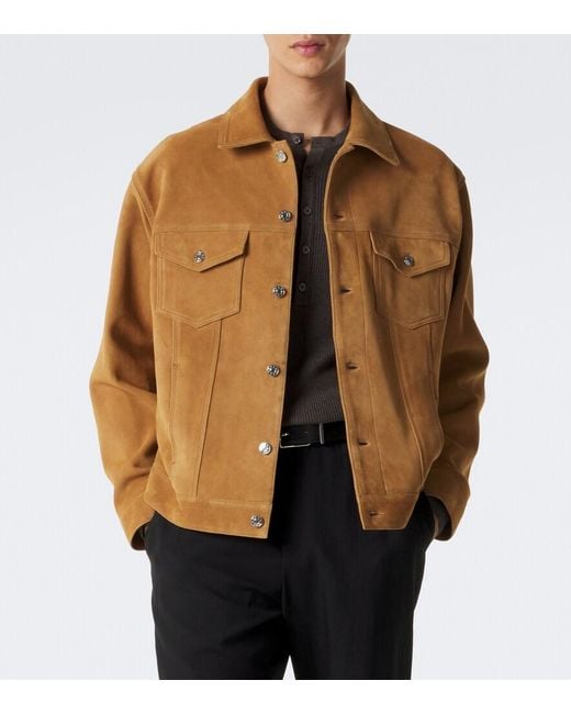Arma Brown Karis Suede Jacket for men