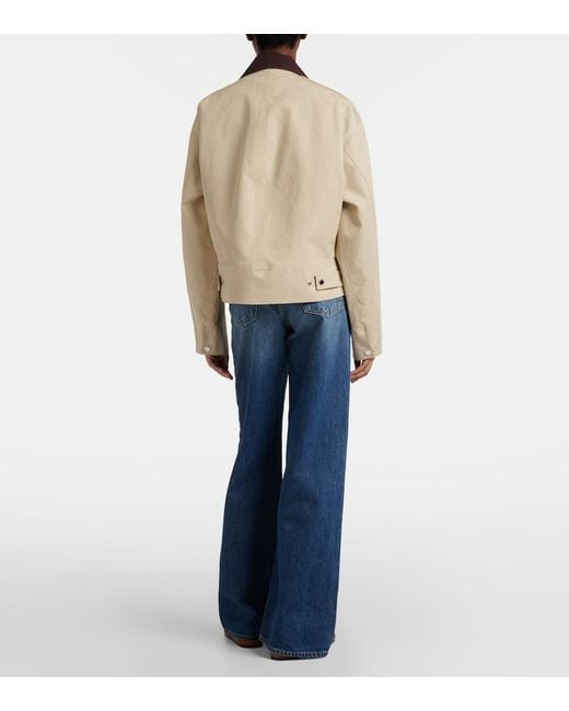 SLVRLAKE Denim Blue Eva Faded Wide-Leg Jeans