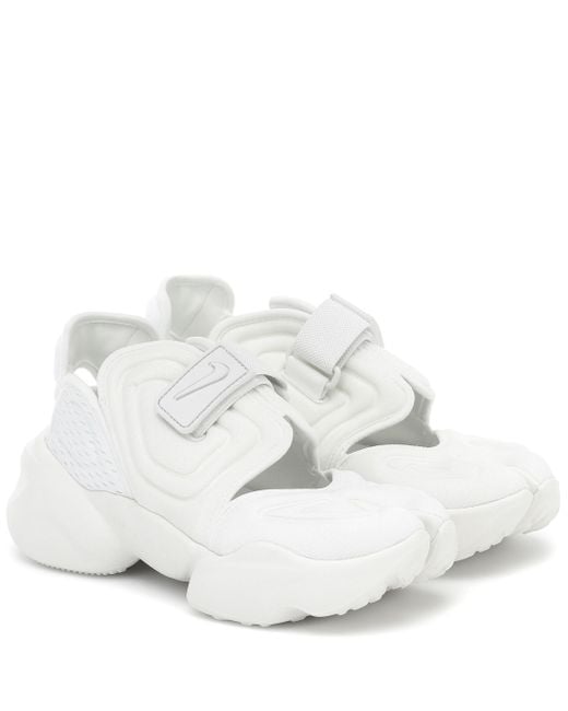 Nike White Aqua Rift Sneakers Aus Neopren Und Mesh