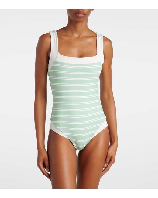 Marysia Swim Green Badeanzug Bianco