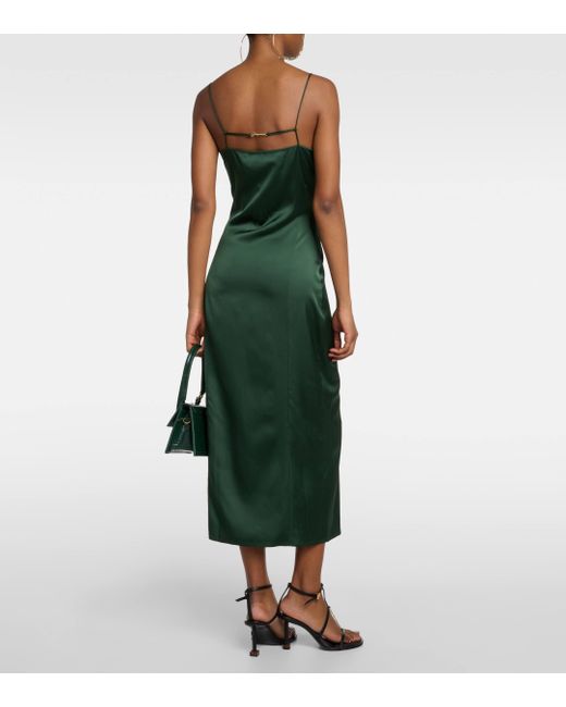 Jacquemus Green Notte Slip Dress
