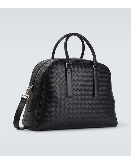 Bottega Veneta Weekender Getaway Aus Leder in Black für Herren