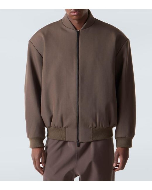 Fear Of God Blouson Aus Wolle Und Baumwolle in Brown für Herren