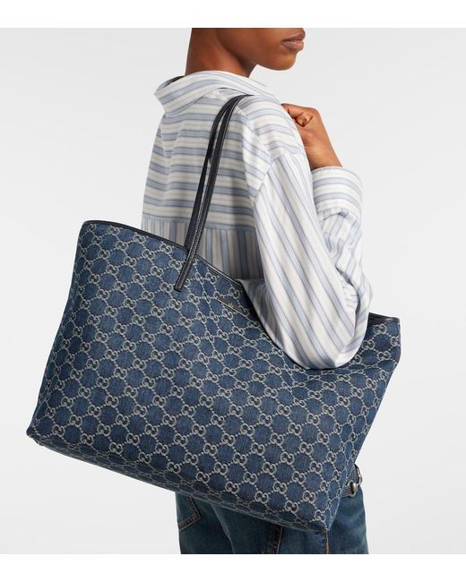 Shopper Essence Large di Gucci in Blue