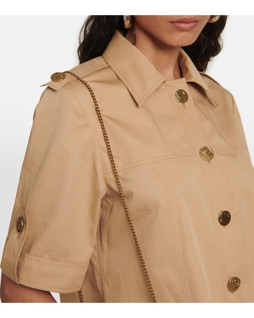 Robe courte Tory Burch en coloris Natural