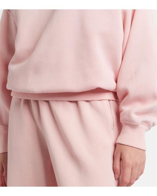 Polo Ralph Lauren Pink Cotton-Blend Fleece Sweatshirt