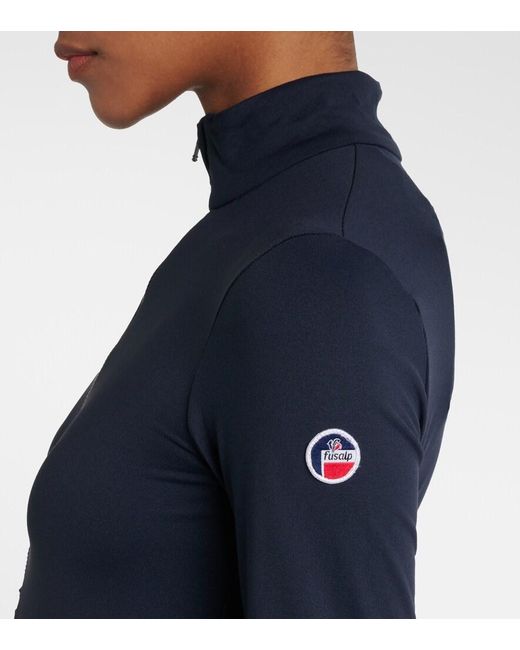 Fusalp Blue Gemini V Half-zip Technical Top