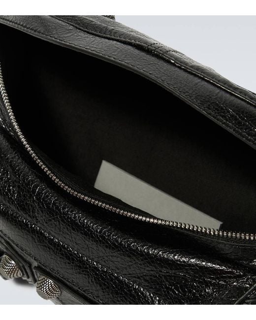 Balenciaga Black Le Cagole Leather Belt Bag for men