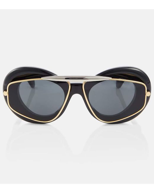 Loewe Black Wing Aviator Sunglasses