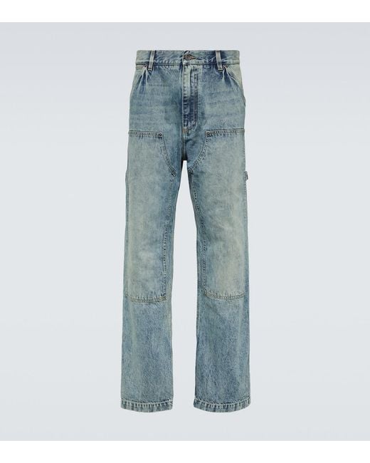 Dolce & Gabbana Blue Carpenter Straight Jeans for men