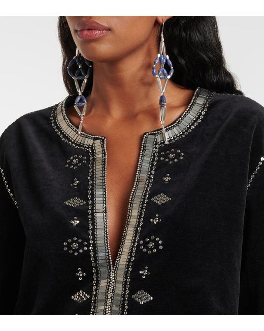 Isabel Marant Black Kleid Helene