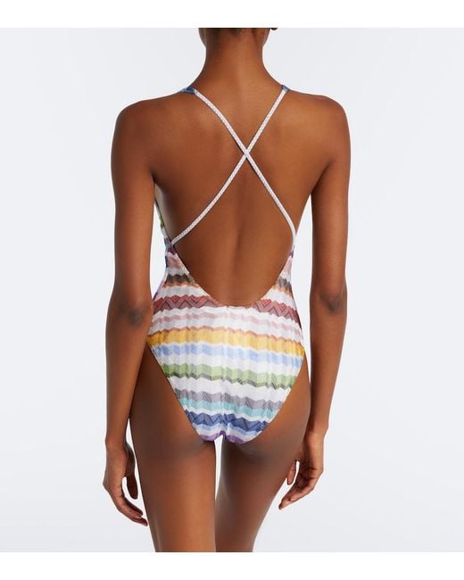 Banador En Zigzag Missoni de color White
