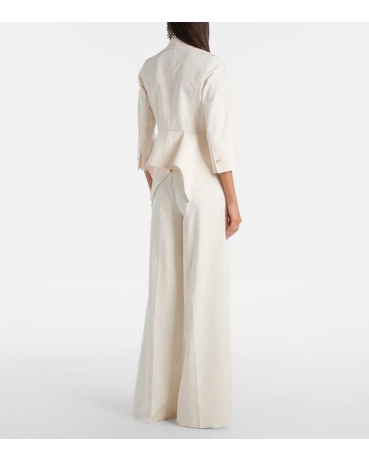 Max Mara Natural Peplum Jacket