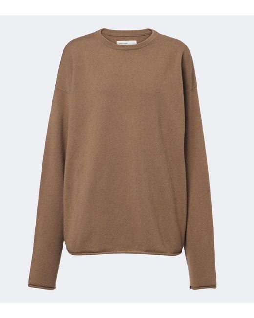 Extreme Cashmere Brown N°493 Paolo Cashmere-Blend Sweater