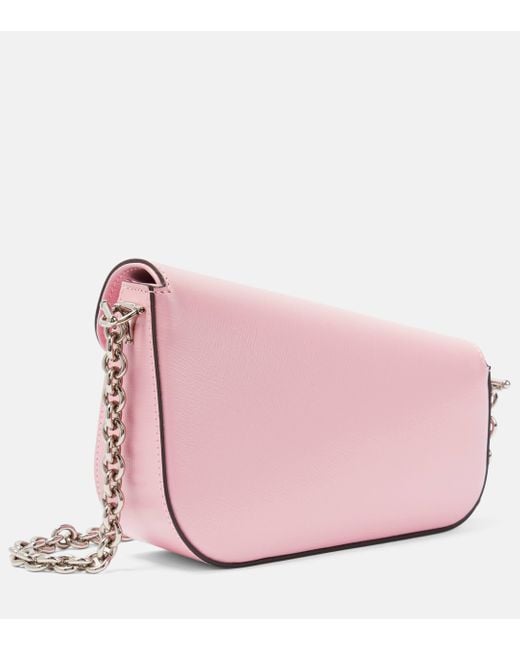 Gucci Pink Horsebit 1955 Leather Shoulder Bag