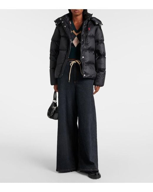 Polo Ralph Lauren Black Logo Down Jacket