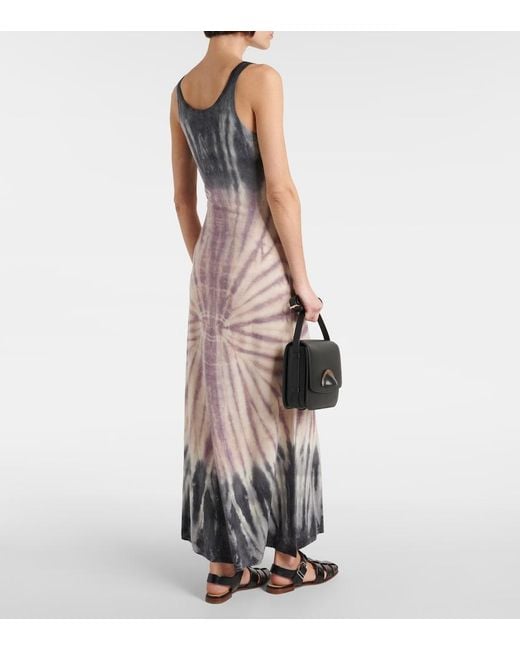 Gabriela Hearst Natural Beca Tie-Dye Cashmere And Silk Maxi Dress