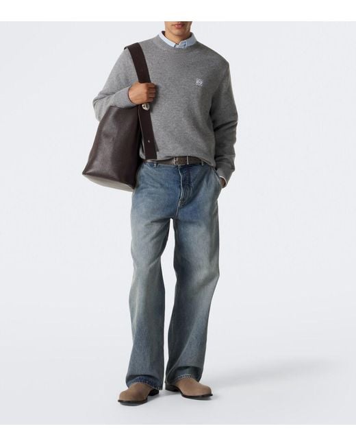 Loewe Brown Bobine Suede Chelsea Boots for men