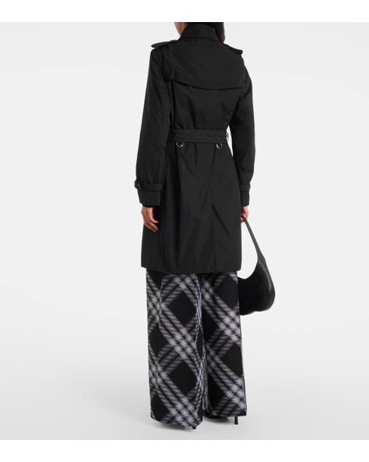 Burberry Black Double-breasted Trench Coat
