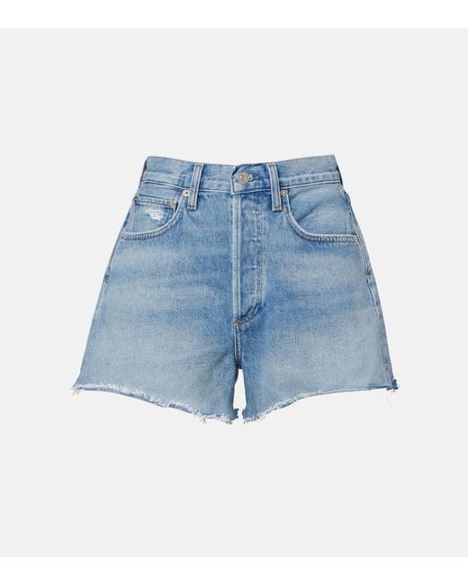 Citizens of Humanity Blue Marlow Denim Shorts